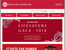Tablet Screenshot of mediconefoundation.org